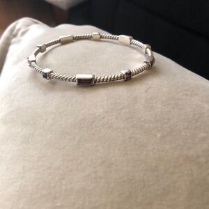 Brighton, silver, and amethyst bracelet